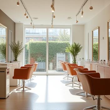 Bright London studio interior